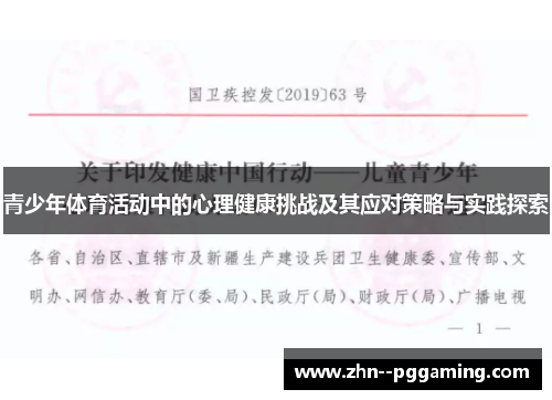 青少年体育活动中的心理健康挑战及其应对策略与实践探索